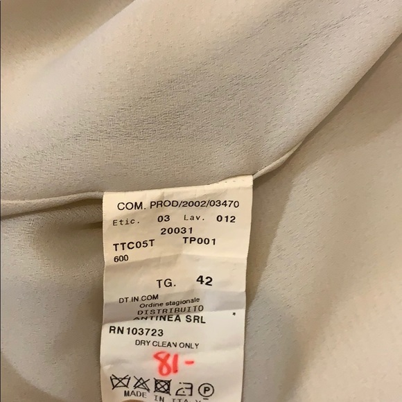 Armani Collezioni silk blend sleeveless top, 6 - Picture 6 of 8